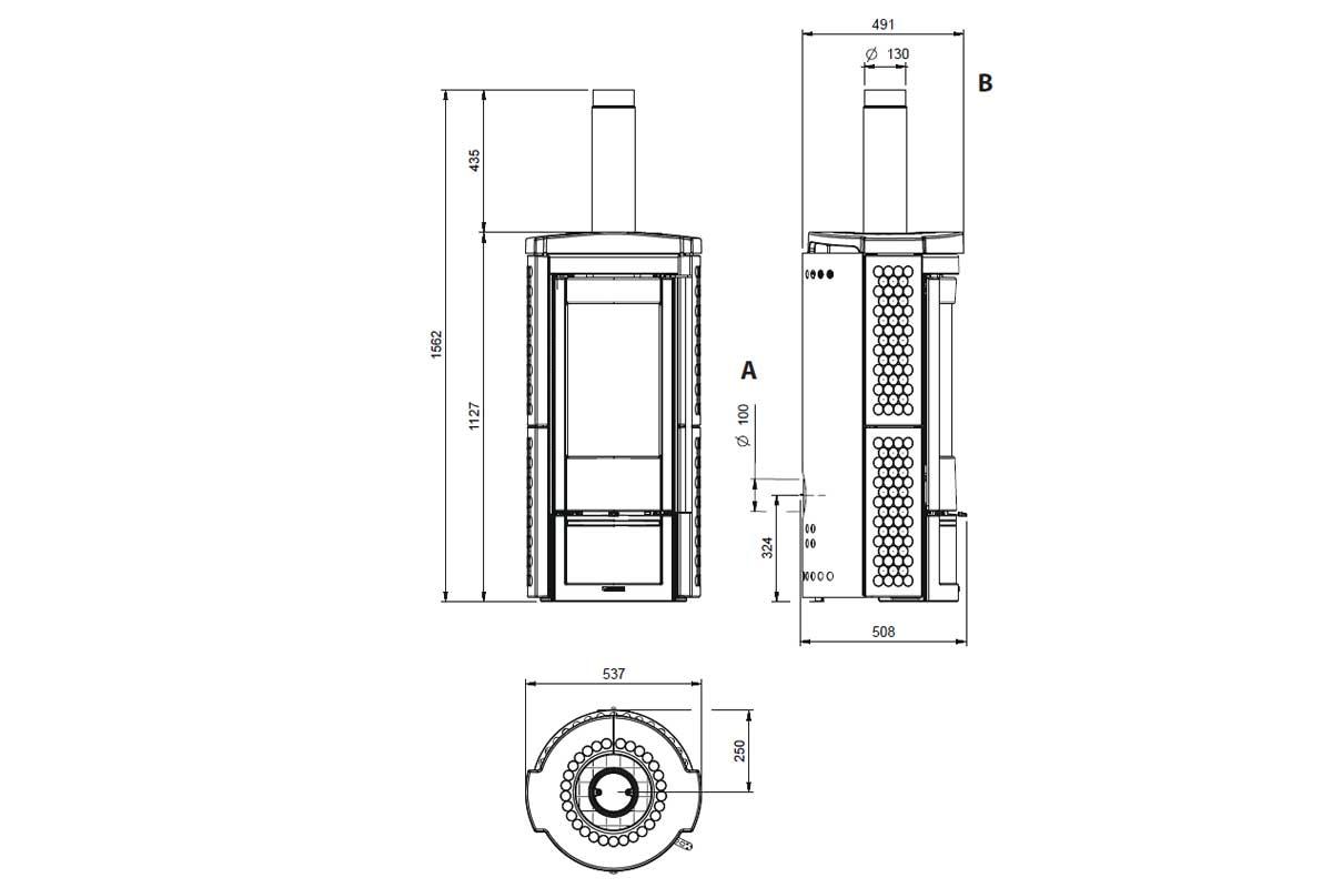 Kaminofen Liu von La Nordica